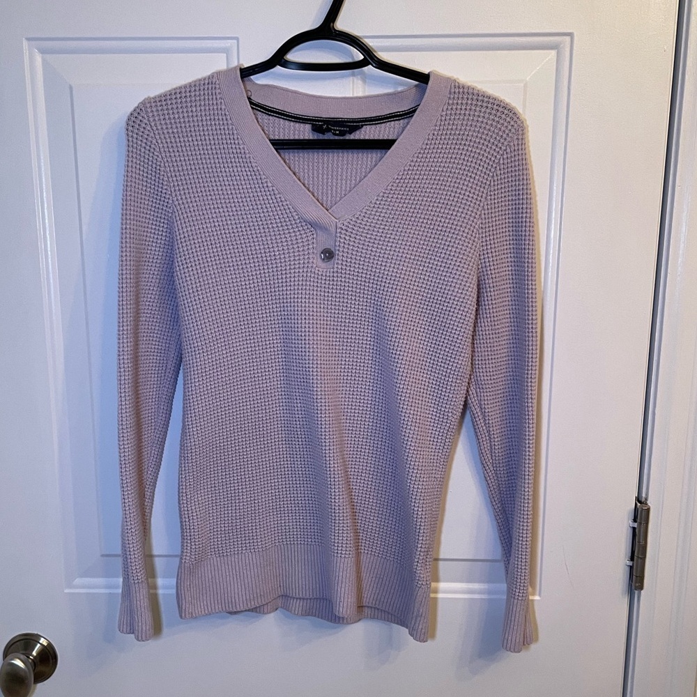 Denver Hayes - Purple Waffle Sweater